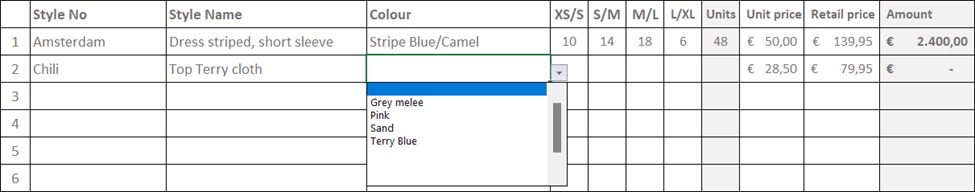 Dynamische validatie Excel